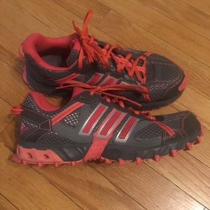 Adidas grey tennis shoes like new